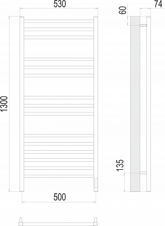 Ватикан П15 500х1300 электро Полотенцесушитель TERMINUS Березники - фото 3 Ватикан П15 500х1300 электро Полотенцесушитель TERMINUS Березники - фото 3