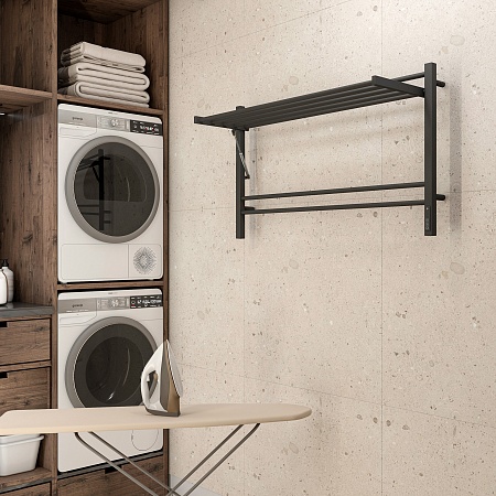 Горизонт П8 1000х600 электро КС ЧЕРНЫЙ МУАР Полотенцесушитель TERMINUS Березники - фото 4 Горизонт П8 1000х600 электро КС ЧЕРНЫЙ МУАР Полотенцесушитель TERMINUS Березники - фото 4