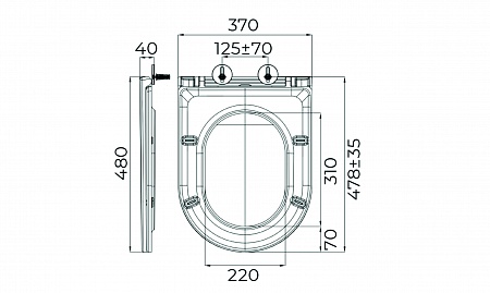 Сиденье для унитаза Terminus Классик цвет белый  Березники - фото 7