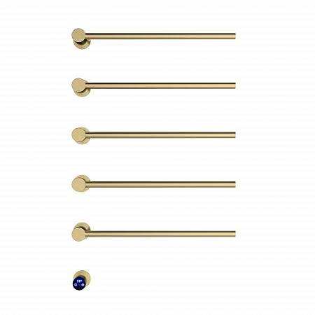 Аккорд П5 500х800 электро Полотенцесушитель TERMINUS Брашированное золото Березники - фото 2