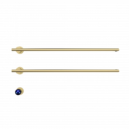 Рондо П2 350х760 электро Полотенцесушитель TERMINUS Брашированное золото Березники - фото 3