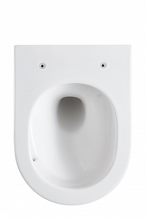 Подвесной унитаз безободковый Terminus Аврора Монолит 495х360 белый Березники - фото 5