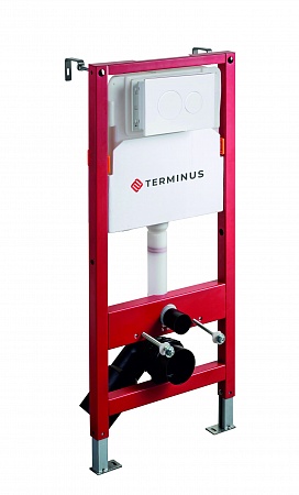 Пневматическая система инсталляции для подвесного унитаза 500х1125 (4 в 1 с клавишей смыва) Terminus Березники - фото 2