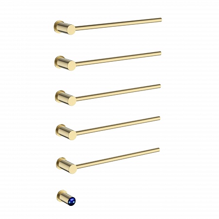 Аккорд П5 500х800 электро Полотенцесушитель TERMINUS Брашированное золото Березники - фото 1