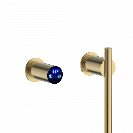 Рондо П2 350х760 электро Полотенцесушитель TERMINUS Брашированное золото Березники - фото 4