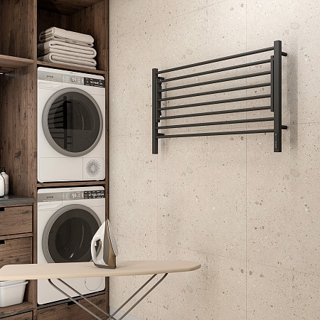 Горизонт П8 1000х600 электро КС ЧЕРНЫЙ МУАР Полотенцесушитель TERMINUS Березники - фото 3 Горизонт П8 1000х600 электро КС ЧЕРНЫЙ МУАР Полотенцесушитель TERMINUS Березники - фото 3