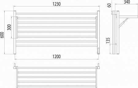 Горизонт П8 1200х600 электро Полотенцесушитель TERMINUS Березники - фото 5 Горизонт П8 1200х600 электро Полотенцесушитель TERMINUS Березники - фото 5